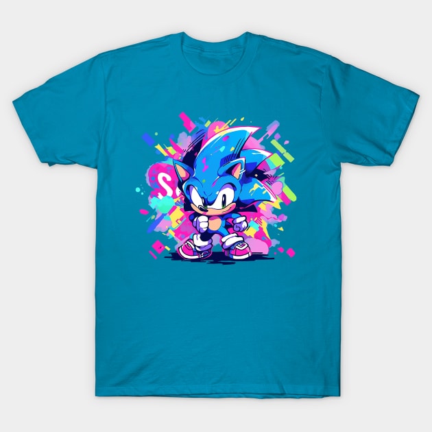 chibi sonic T-Shirt by Ninja banana